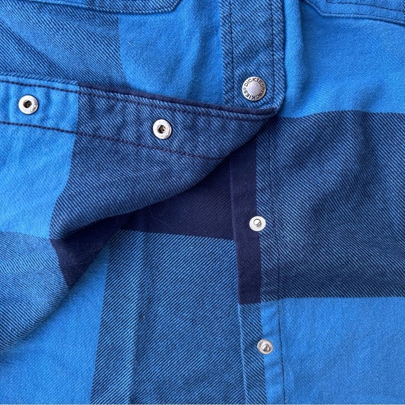 Dickies Unisex Blue Plaid Shirt - Picture 6 of 7